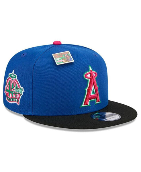 Men's Royal/Black Los Angeles Angels Watermelon Big League Chew Flavor Pack 9FIFTY Snapback Hat