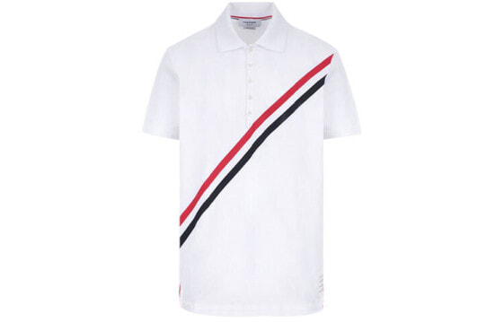 THOM BROWNE MJP121A-00050-100 Classic Polo Shirt