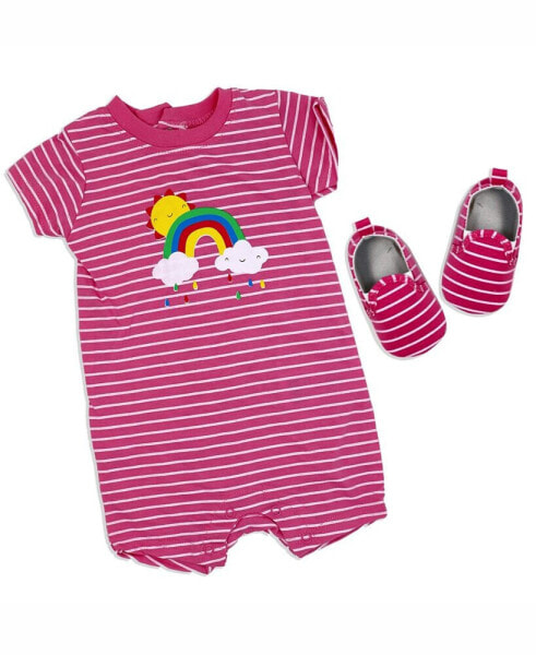 Пижама Lily & Jack Short Sleeved Rainbow Romper Girl