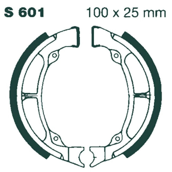 EBC Plain Series Organic S601 Front Brake Shoe