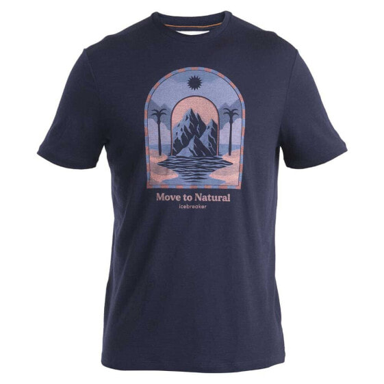 ICEBREAKER Merino 150 Tech Lite III Mountain Gateway short sleeve T-shirt