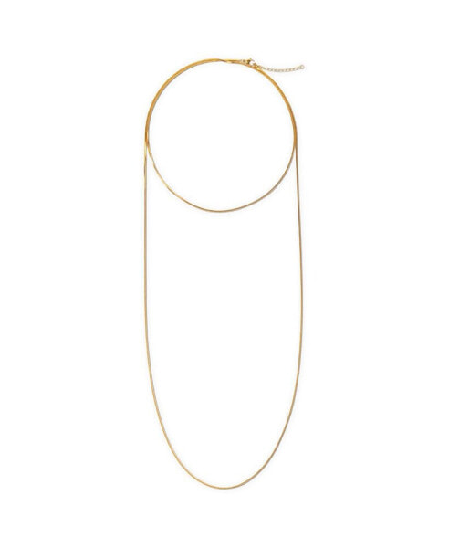Ellie Vail palmer Wrap Snake Chain Necklace
