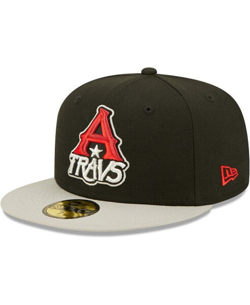 Бейсболка New Era мужская черная Arkansas Travelers Authentic Collection Road 59FIFTY Fitted