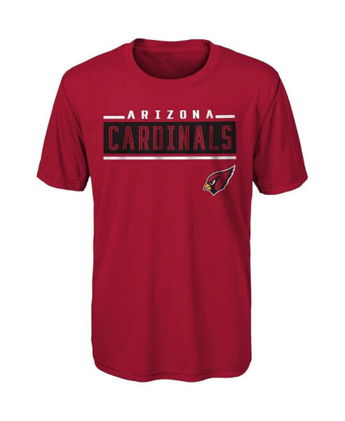 Big Boys Cardinal Arizona Cardinals Amped Up T-shirt
