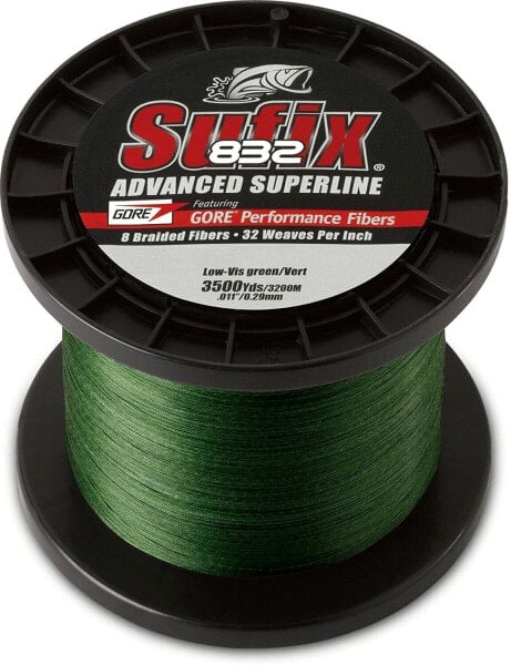 Sufix 832 Advanced Superline Braid 3500 Yds. Fishing Line-Green-Pick Line Class