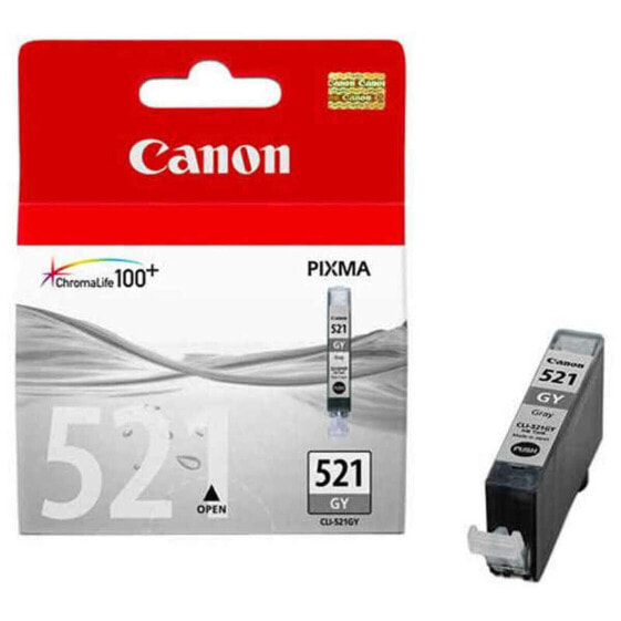 Картридж с оригинальными чернилами Canon CLI-521 GY Серый