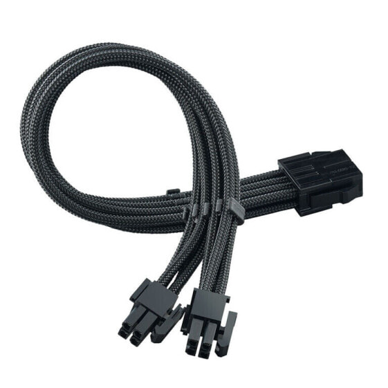 SilverStone EPS 8-Pin zu EPS/ATX 4+4-Pin Kabel, 300mm - schwarz