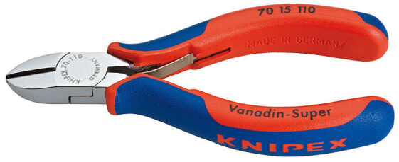 KNIPEX 70 15 110 - Diagonal-cutting pliers - Chromium-vanadium steel - Plastic - Blue/Red - 11 cm - 98 g