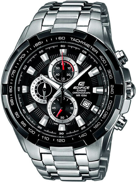 Мужские наручные часы с серебряным браслетом Casio Mens Watch Edifice EF-539D-1AVEF
