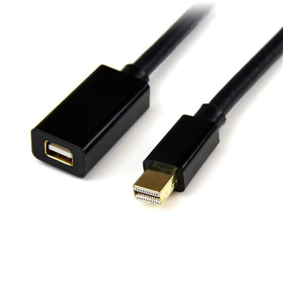 StarTech.com 3ft (1m) Mini DisplayPort Extension Cable - 4K x 2K Video - Mini DisplayPort Male to Female Extension Cord - mDP 1.2 Extender Cable - Works with Mini DP or Thunderbolt 2 Mac/PC - 0.9 m - Mini DisplayPort - Mini DisplayPort - Male - Female - 4096 x 2160 pi