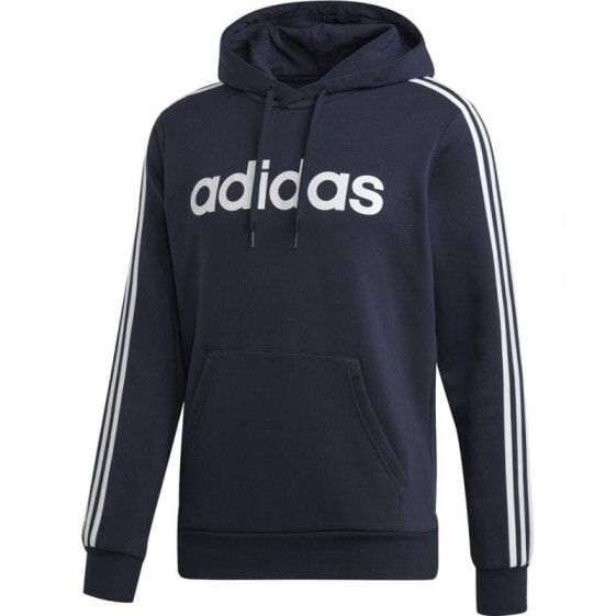 Спортивное худи Adidas Essentials 3 S PO FL в темно-синем цвете M DU0494