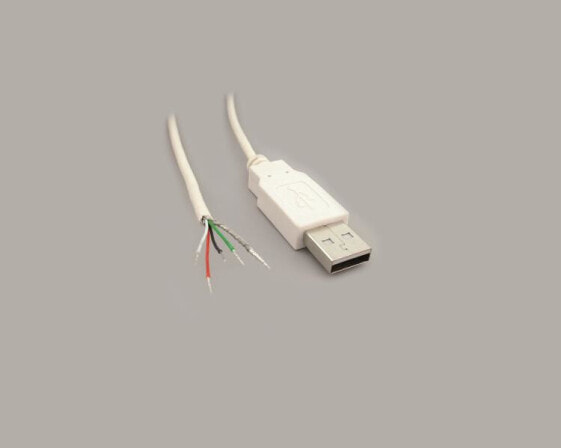 BKL Electronic 10080110 - 1.8 m - USB A - USB 2.0 - White