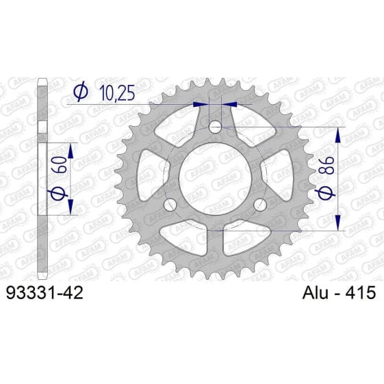 AFAM 93331 Rear Sprocket