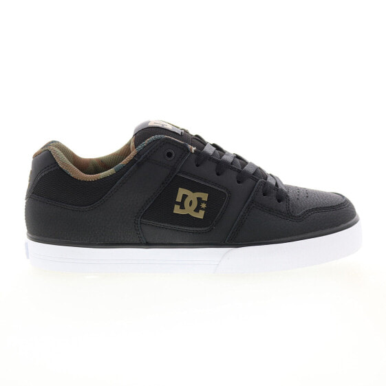 DC Pure 300660-XKKG Mens Black Leather Skate Inspired Sneakers Shoes