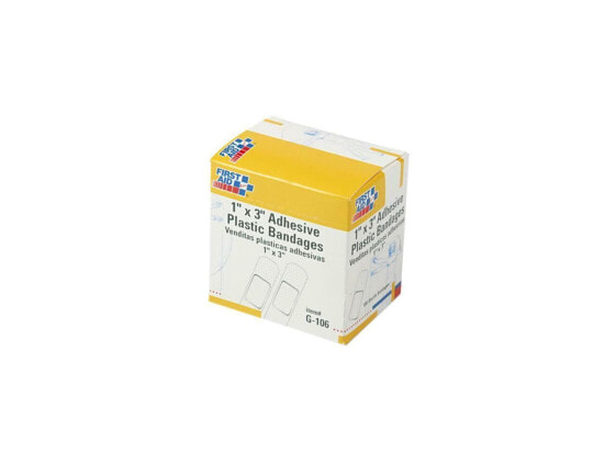 Plastic Adhesive Bandages,1 x 3, 100/Box