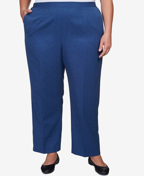 Plus Size Chelsea Market Classic Fit Pull On Average Length Pants
