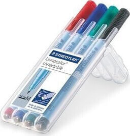 Staedtler STAEDTLER Folienstift Lumocolor correct M 4ST