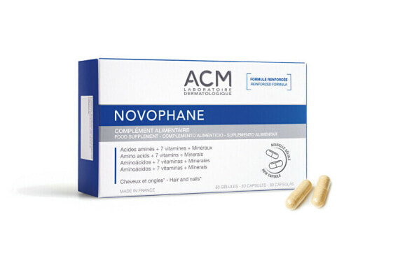 Витаминные капсулы для волос и ногтей ACM Novophane 60 шт.
