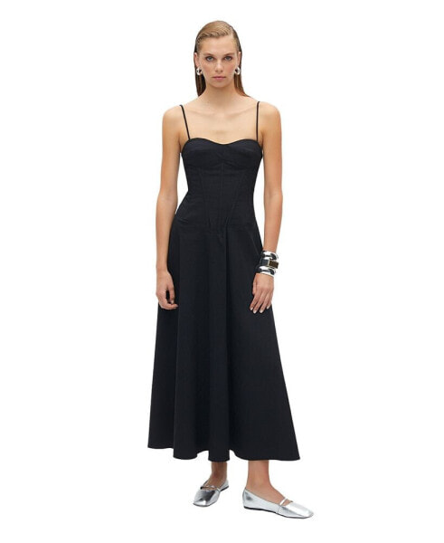 Платье женское с корсетом NOCTURNE Midi Dress