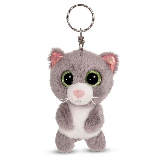 NICI Glubschis Cat Grey Felinja 9 cm Key Ring