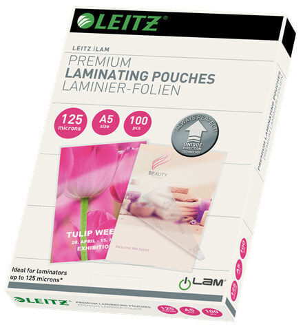 Esselte Leitz 74930000 - Transparent - Glossy - A5 - 0.125 mm - 160 mm - 29 mm