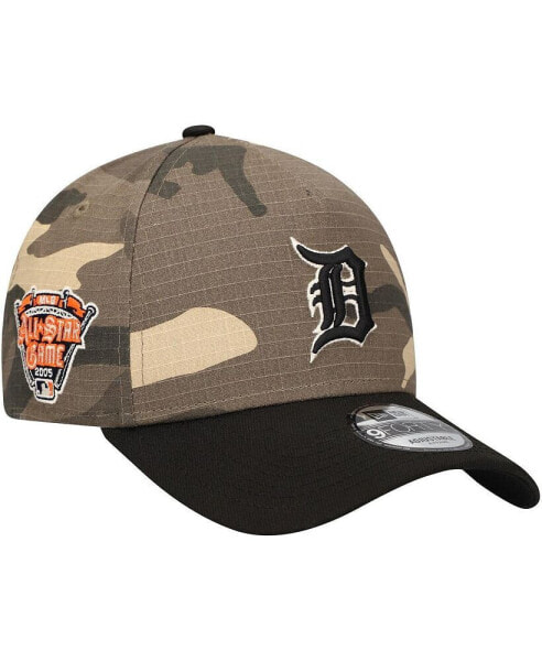 Men's Detroit Tigers Camo Crown A-Frame 9FORTY Adjustable Hat