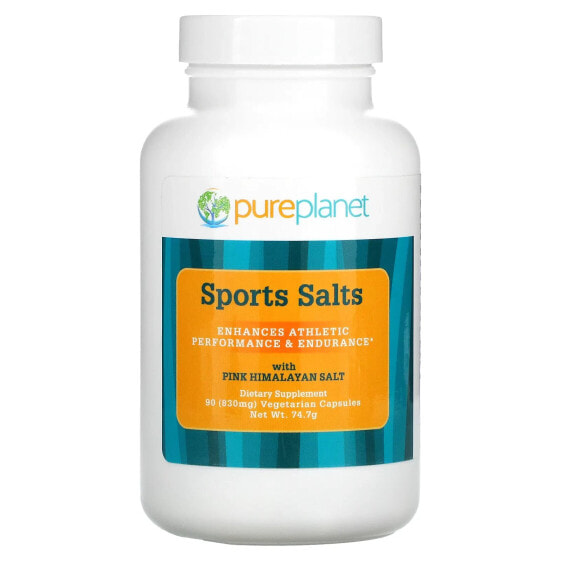 Электролиты Вегетарианские капсулы Pure Planet Sports Salts, 830 мг, 90 шт.