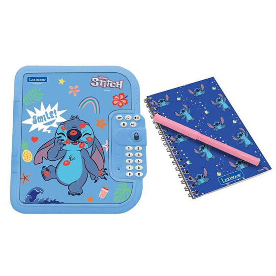LEXIBOOK Electronic Disney Stitch With Secret Code Light And Sound Effects secret diary