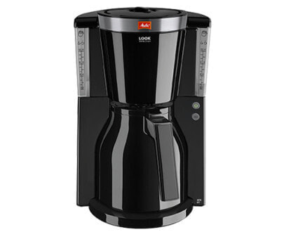 MELITTA LOOK Therm Selection - Drip coffee maker - Ground coffee - 1000 W - Black