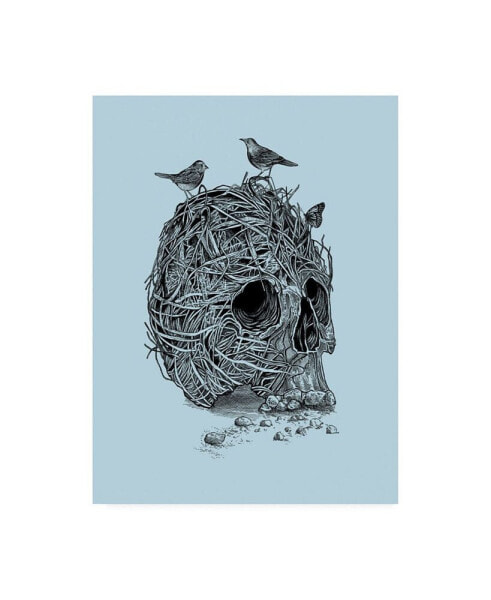 Rachel Caldwel Skull Nest Binds Canvas Art - 15.5" x 21"