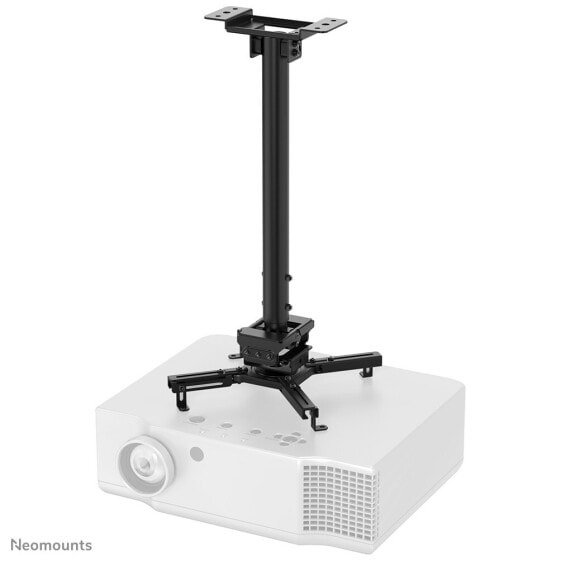 Neomounts by Newstar projector ceiling mount - Ceiling - 35 kg - Black - -8 - 8° - 180° - -20 - 20°