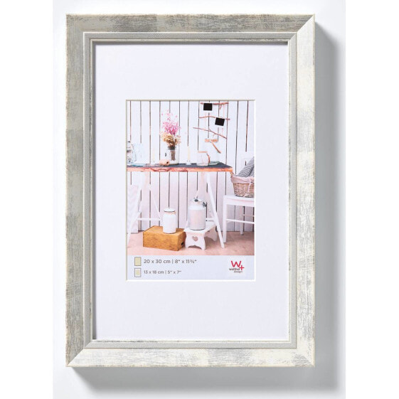 Walther EL030W - Polystyrol - White - Single picture frame - Wall - 15 x 20 cm - Rectangular