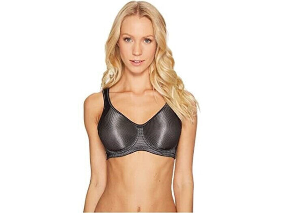 Anita 260878 Women's Momentum Underwire Padded Sports Bra Black Size B