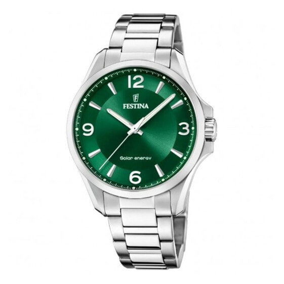 Мужские часы Festina F20656/3 Зеленый Серебристый