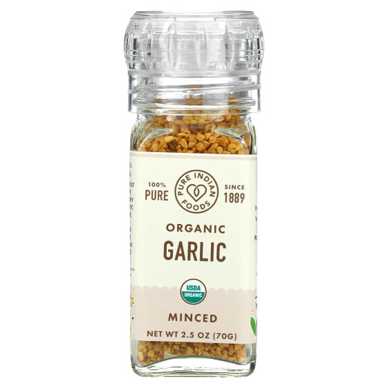 Organic Garlic, Minced, 2 oz (56 g)