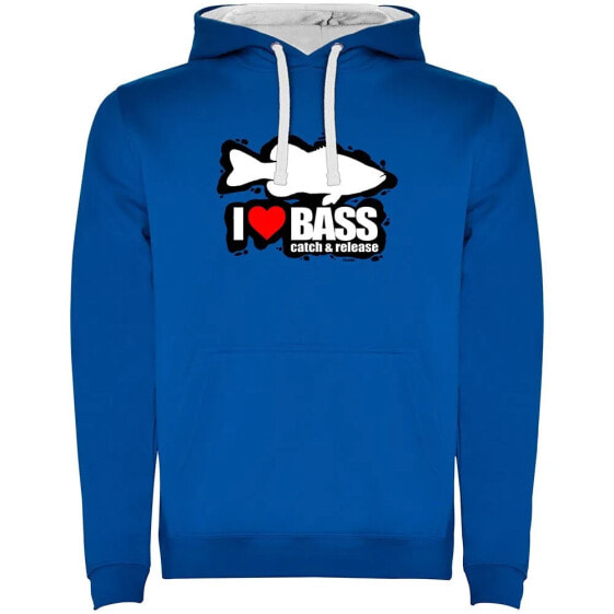 KRUSKIS I Love Bass Two-Colour hoodie