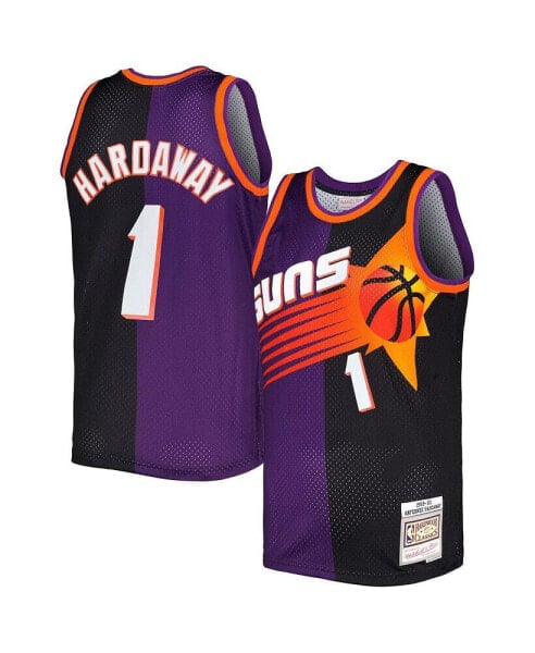 Men's Penny Hardaway Purple, Black Phoenix Suns Hardwood Classics 1999-00 Split Swingman Jersey