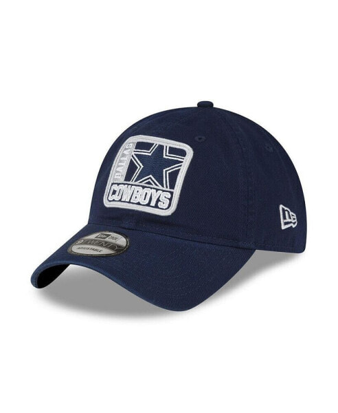 Men's Navy Dallas Cowboys Logo Mix 9TWENTY Adjustable Hat
