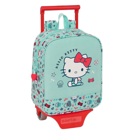 Походный рюкзак safta Mini на колесах Hello Kitty Sea Lovers
