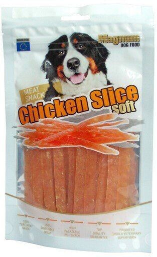 Лакомство для собак Magnum Chicken Slice Soft 80 г