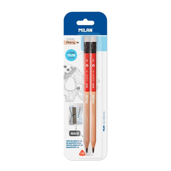 MILAN Graphite Pencil Kit 3.5 mm 2 Units