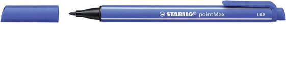 STABILO pointMax, Blue, Medium, Blue, Round, Ultramarine, Water-based ink