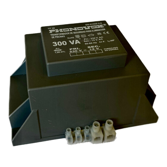 Аксессуары для бассейна PHONOVOX Safety transformer tp30300 300 VA 12 V 230 V 50-60 Гц 16,5 x 11,1 x 9,4 см