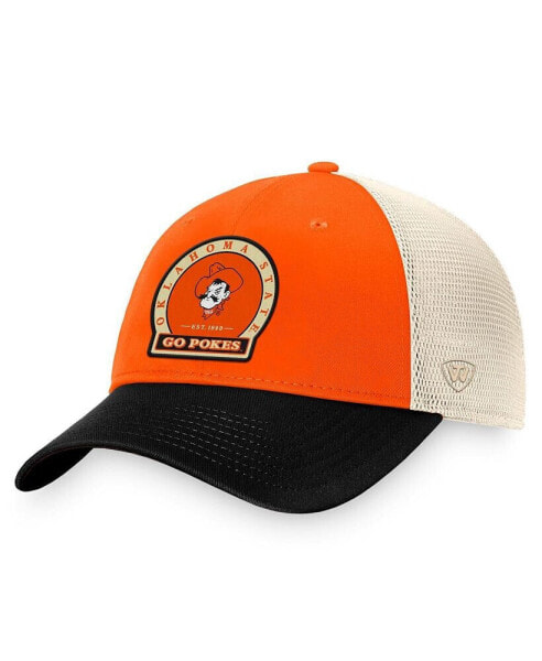Men's Orange Oklahoma State Cowboys Refined Trucker Adjustable Hat