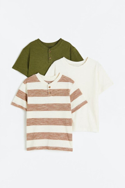 3-pack Henley Shirts