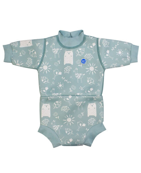 Baby Girls Happy Nappy Wetsuit with Swim Diaper