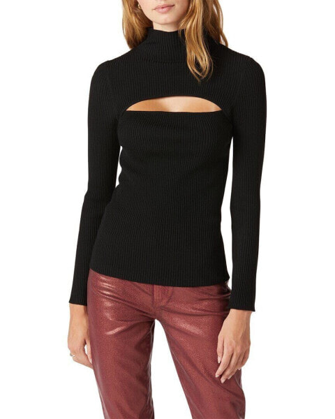 Joe's Jeans Riya Reversible Cutout Wool-Blend Sweater Women's L