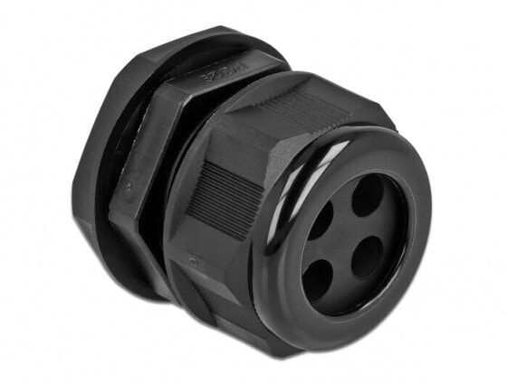 Delock 60383 - Black - Plastic - 2 pc(s) - PG29 - 8 mm - IP68