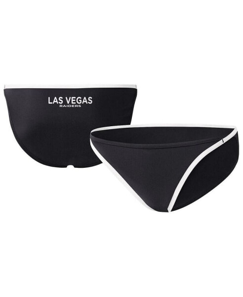 Women's Black Las Vegas Raiders Play Action Bikini Bottom