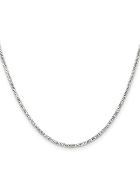 Chisel stainless Steel 2mm Bismarck Chain Necklace